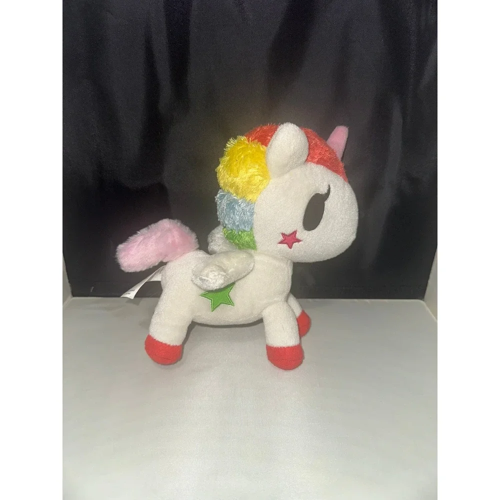 Tokidoki Stellina Unicorno Plush White Rainbow Star Stuffed‎ Animal Toy Kawaii